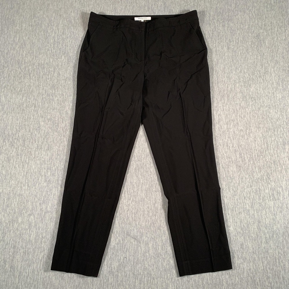 Gerard Darel Pants Womens 42 Black‎ Slim Leg Stretch Dress Trousers DEP5560M
